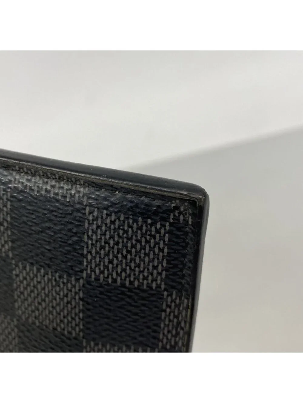 Louis Vuitton Damier Graphite Coin Card Holder Black Gray